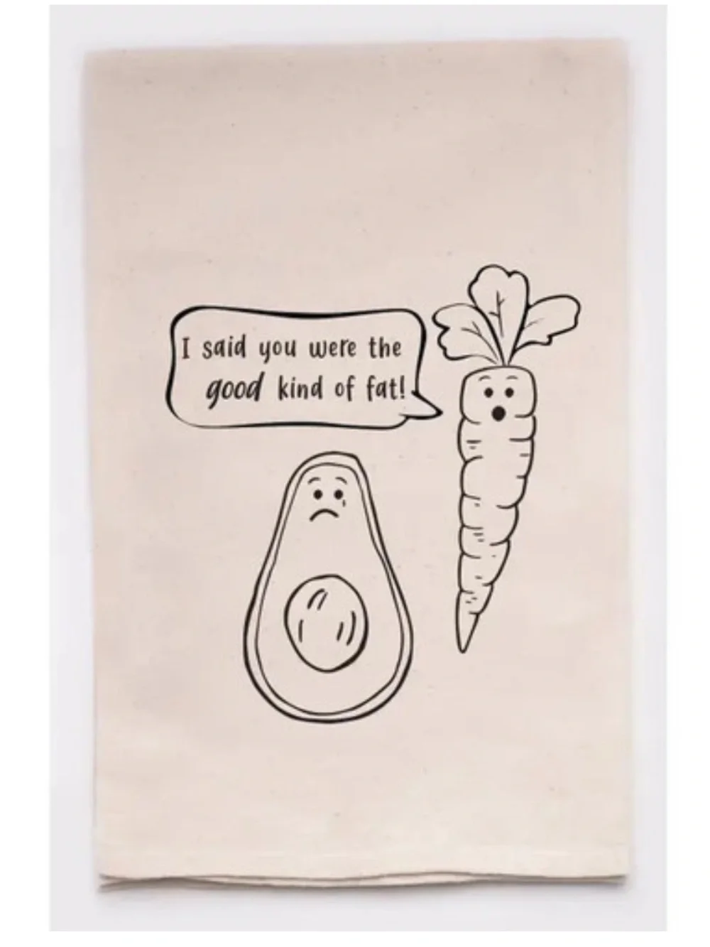 Avocado, the Good Kind of Fat Tea Towel